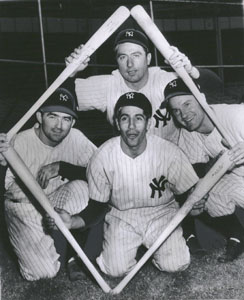 1947 New York Yankees Infield